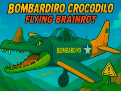 Spiel Bombardiro Crocodilo Flying Brainrot Online