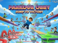 Spiel Parkour Obby Jump zum Sieg Online