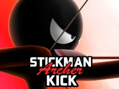 Spiel Stickman Archer Kick Online