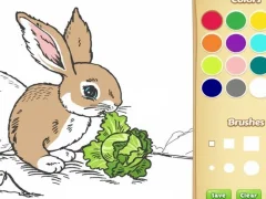 Spiel Häschen-Malbuch für Kinder Online