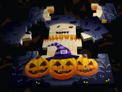 Spiel 3D-Halloween-Puzzle Online Spiel 3D-Halloween-Puzzle Online