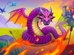 Spiel Würmer Zone eine glänzende Schlange Online