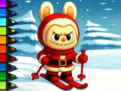 Spiel Einfaches Färben von Labubu Online