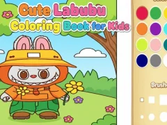 Spiel Niedliches Labubu-Malbuch für Kinder Online Spiel Niedliches Labubu-Malbuch für Kinder Online