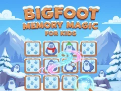 Spiel Bigfoot-Gedächtnismagie für Kinder Online