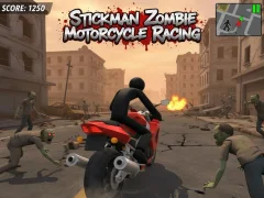 Spiel Stickman Zombie Motorradrennen Online