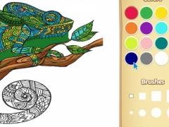 Spiel Erwachsener Tier Malbuch für Kinder Online