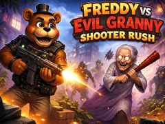 Spiel Freddy vs. Evil Granny Shooter Rush Online