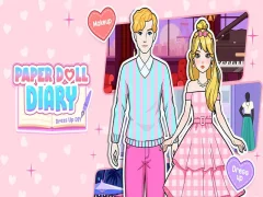Spiel Papierpuppentagebuch: DIY anziehen Online