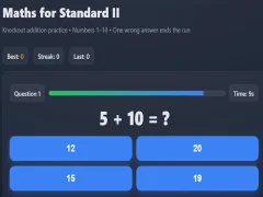 Spiel Mathematik für Standard II Online