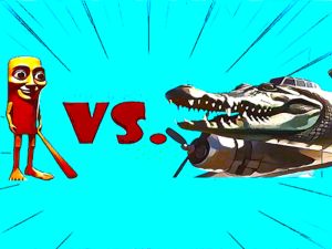 Spiel Tung Tung Tung Sahur gegen Bombardino Crocodilo Online