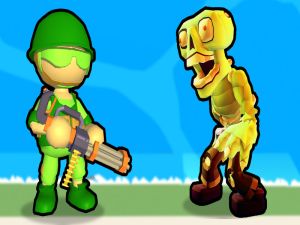 Spiel Zerstörung von Stickman Zombie Online