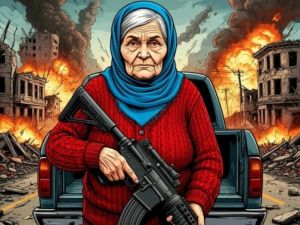 Spiel Oma mit Maschinengewehr: Apokalypsis Online