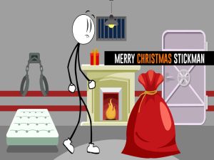 Spiel Frohe Weihnachten Stickman Online