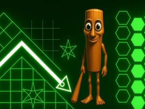 Spiel Tung Tung Sahur im Geometrie-Strich Online