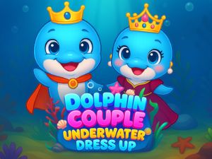 Spiel Delphin-Paar Unterwasser verkleiden sich Online