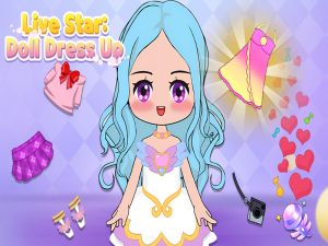 Spiel Live Star Doll Dress Up Online