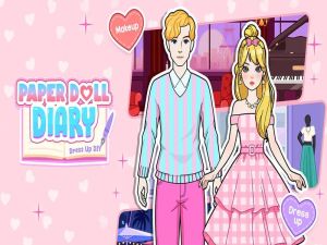 Spiel Papierpuppentagebuch: DIY anziehen Online