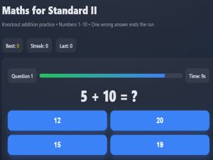 Spiel Mathematik für Standard II Online