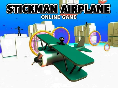Spiel Stickman-Flugzeug Online