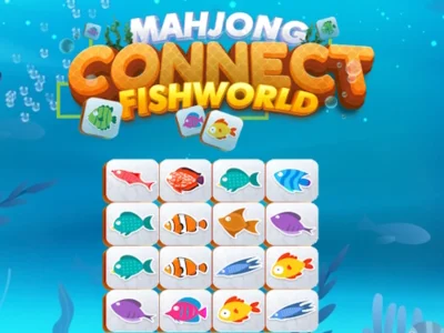 Spiel Mahjong Connect Fish World Online