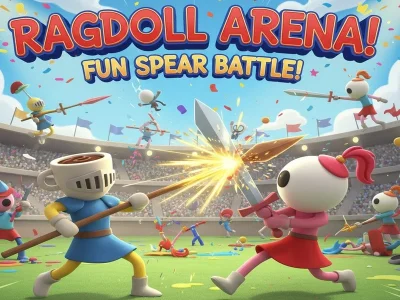 Spiel Ragdoll-Arena! Lustiger Speerkampf! Online
