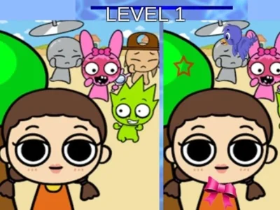 Spiel Unterschiede zwischen Sprunki und Tintenfisch Online