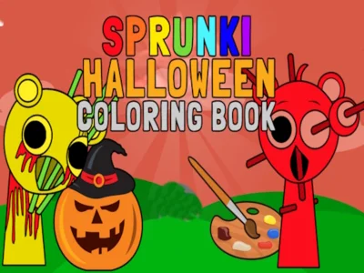 Spiel Sprunki Halloween-Malbuch Online Spiel Sprunki Halloween-Malbuch Online
