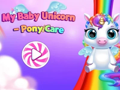 Spiel Meine Baby-Einhorn-Ponypflege Online