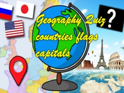 Spiel Geographie-Quiz: Länder, Flaggen, Hauptstädte Online