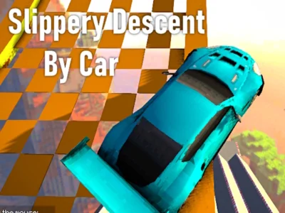 Spiel Rutschige Abfahrt mit dem Auto Online
