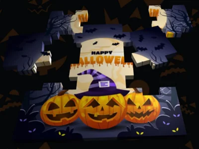 Spiel 3D-Halloween-Puzzle Online