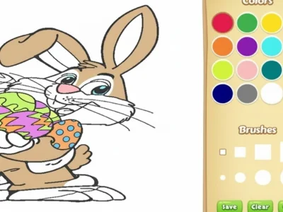 Spiel Osterhasen Malbuch für Kinder Online