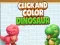 Spiel Klicken Sie auf und färben Sie Dinosaurier Online
