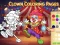 Spiel Ausmalbilder Clown Online