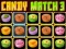 Spiel Candy Match 3 Online