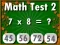 Spiel Mathe-Test 2 Online