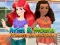 Spiel Ariel und Moana: Prinzessinnen im Urlaub Online