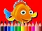 Spiel Zurück zur Schule: Fische Malbuch Online