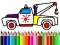 Spiel Zurück zur Schule: Lastwagen Ausmalen Online