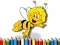 Spiel Zurück zur Schule: Bienenmalbuch Online