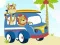 Spiel Süße Tiere mit Autos: Unterschied finden Online