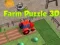 Spiel Farm Puzzle 3D Online