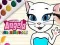 Spiel Malbuch von Talking Angela Online