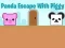 Spiel Pandaflucht mit einem Schweinchen Online