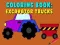 Spiel Malbuch: Baggerfahrzeuge Online