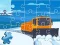 Spiel Winterlastwagen Puzzle Online