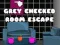 Spiel Flucht aus dem Grauen Karomuster Raum Online