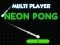 Spiel Neon Pong Mehrspieler Online Spiel Neon Pong Mehrspieler Online