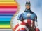 Spiel Malbuch für Captain America Online